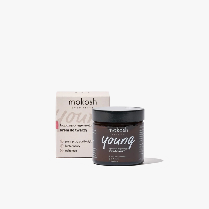 Young | Krok 4 | Łagodząco-regenerujący krem do twarzy 60ml