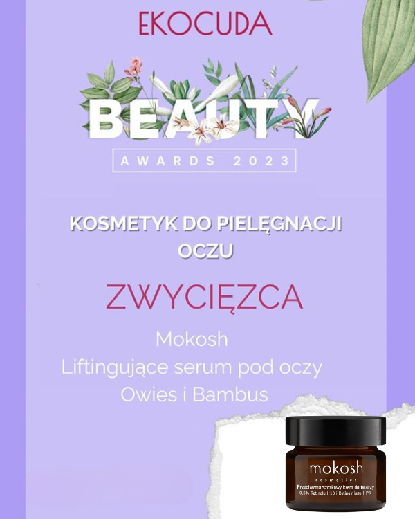Mokosh zwycięzcą w plebiscycie Ekocuda Beauty Awards!